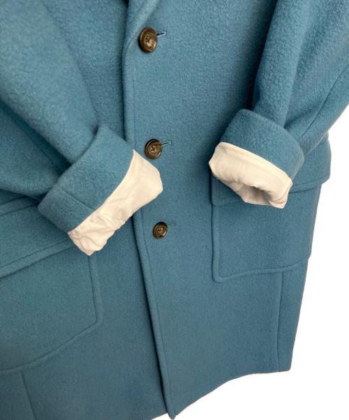 MACPHEE（マカフィー）MACPHEE (マカフィー) ウールコート スカイブルー サイズ:34の古着・服飾アイテム
