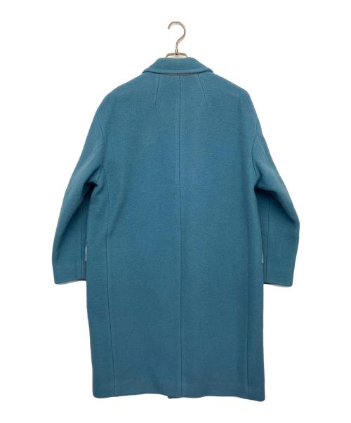 MACPHEE（マカフィー）MACPHEE (マカフィー) ウールコート スカイブルー サイズ:34の古着・服飾アイテム