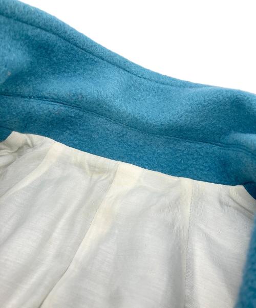 MACPHEE（マカフィー）MACPHEE (マカフィー) ウールコート スカイブルー サイズ:34の古着・服飾アイテム