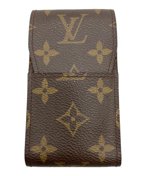 LOUIS VUITTON（ルイ ヴィトン）LOUIS VUITTON (ルイ ヴィトン) モノグラム　エテュイ・シガレット　シガレットケース ブラウンの古着・服飾アイテム
