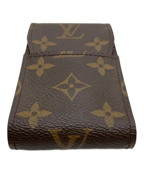 LOUIS VUITTON（ルイ ヴィトン）LOUIS VUITTON (ルイ ヴィトン) モノグラム　エテュイ・シガレット　シガレットケース ブラウンの古着・服飾アイテム