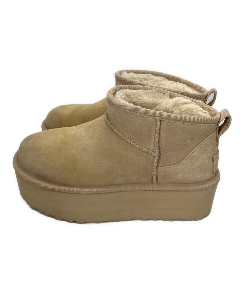 UGG（アグ）UGG (アグ) Classic Ultra Mini Platform ベージュ サイズ:23cmの古着・服飾アイテム