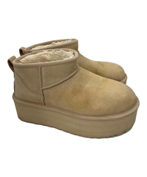 UGG（アグ）UGG (アグ) Classic Ultra Mini Platform ベージュ サイズ:23cmの古着・服飾アイテム