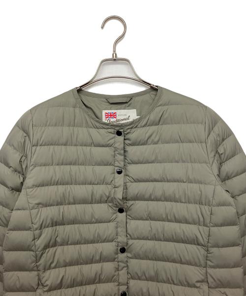 Traditional Weatherwear（トラディショナルウェザーウェア）Traditional Weatherwear (トラディショナルウェザーウェア) ダウンジャケット グレー サイズ:36の古着・服飾アイテム