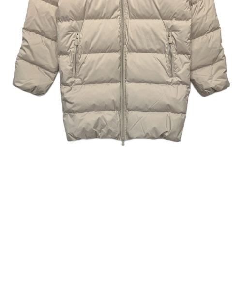 Pyrenex（ピレネックス）Pyrenex (ピレネックス) ノーカラーダウンコート ベージュ サイズ:36の古着・服飾アイテム