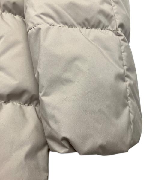 Pyrenex（ピレネックス）Pyrenex (ピレネックス) ノーカラーダウンコート ベージュ サイズ:36の古着・服飾アイテム
