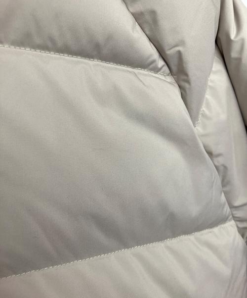 Pyrenex（ピレネックス）Pyrenex (ピレネックス) ノーカラーダウンコート ベージュ サイズ:36の古着・服飾アイテム