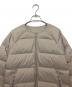 Pyrenex (ピレネックス) ノーカラーダウンコート ベージュ サイズ:36：40000円