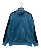 BlackEyePatchブラックアイパッチ）の古着「ベロアトラックジャケット」｜ブルー
