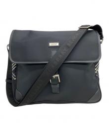 BURBERRY BLACK LABEL（バーバリーブラックレーベル）の古着「メッセンジャーバッグ」｜ブラック