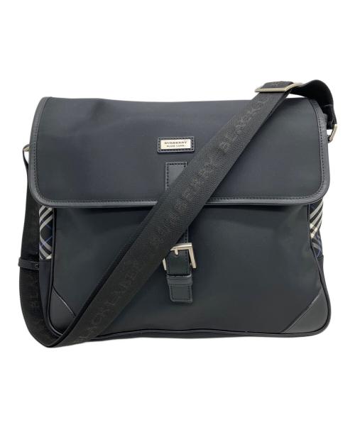 BURBERRY BLACK LABEL（バーバリーブラックレーベル）BURBERRY BLACK LABEL (バーバリーブラックレーベル) メッセンジャーバッグ ブラックの古着・服飾アイテム