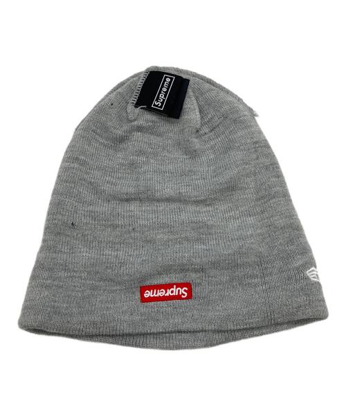 SUPREME（シュプリーム）SUPREME (シュプリーム) New Era (ニューエラ) ニット帽 グレーの古着・服飾アイテム