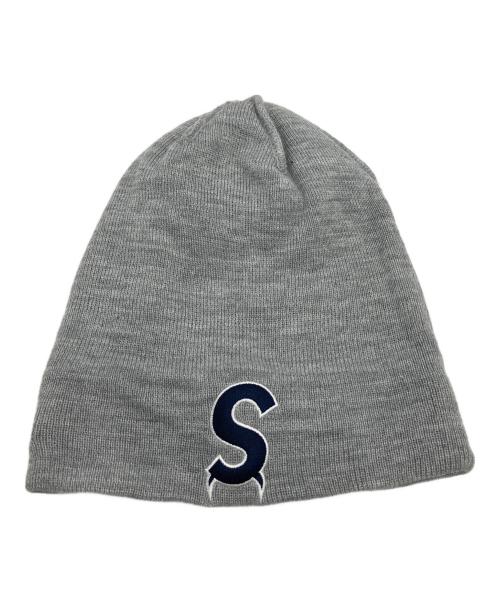 SUPREME（シュプリーム）SUPREME (シュプリーム) New Era (ニューエラ) ニット帽 グレーの古着・服飾アイテム