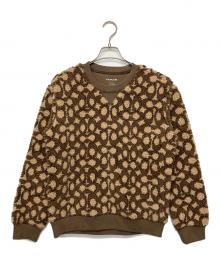 COACH（コーチ）の古着「ボアスウェット」｜ブラウン