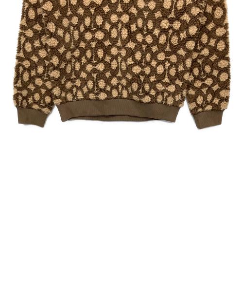 COACH（コーチ）COACH (コーチ) ボアスウェット ブラウン サイズ:XSの古着・服飾アイテム