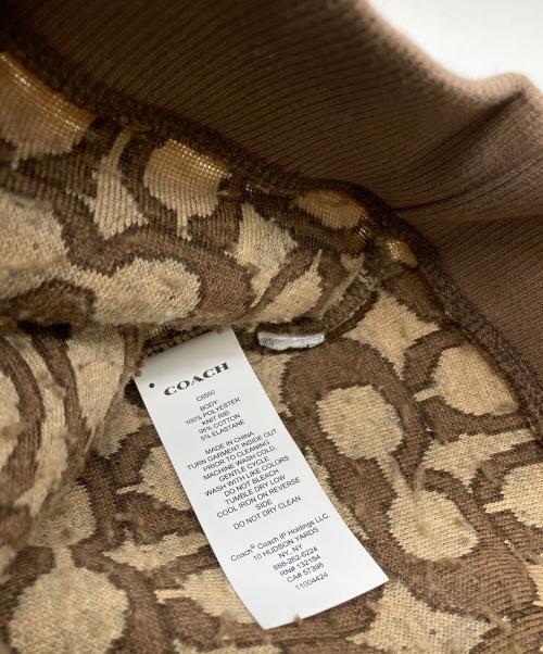 COACH（コーチ）COACH (コーチ) ボアスウェット ブラウン サイズ:XSの古着・服飾アイテム