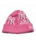 中古・古着 SUPREME (シュプリーム) New Era (ニューエラ) ニット帽 ピンク：7000円