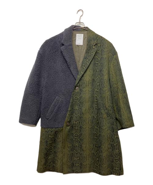Mr.Gentleman（ミスタージェントルマン）MR.GENTLEMAN (ミスタージェントルマン) ドッキングコート カーキ サイズ:Mの古着・服飾アイテム