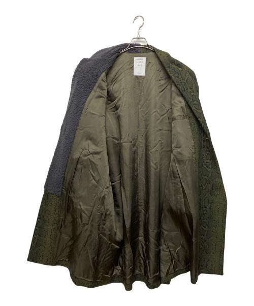 Mr.Gentleman（ミスタージェントルマン）MR.GENTLEMAN (ミスタージェントルマン) ドッキングコート カーキ サイズ:Mの古着・服飾アイテム