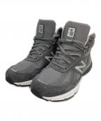 NEW BALANCEニューバランス）の古着「MO990GR4　ハイカットスニーカー」｜グレー