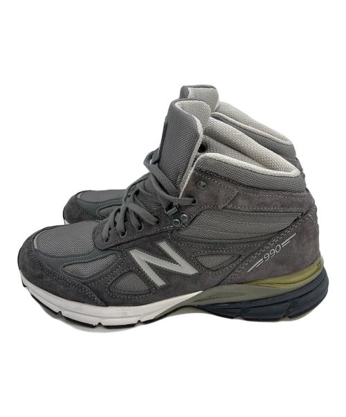 NEW BALANCE（ニューバランス）NEW BALANCE (ニューバランス) MO990GR4　ハイカットスニーカー グレー サイズ:28.5の古着・服飾アイテム