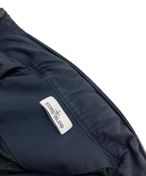 STONE ISLAND（ストーンアイランド）STONE ISLAND (ストーンアイランド) Micro Reps M65 Jacket　ナイロンジャケット　スタンドカラー ネイビー サイズ:Sの古着・服飾アイテム