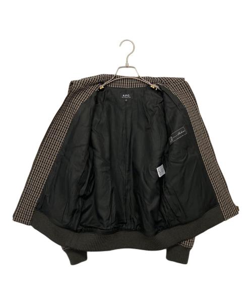 A.P.C.（アーペーセー）A.P.C. (アーペーセー) ジップジャケット ブラウン サイズ:36の古着・服飾アイテム