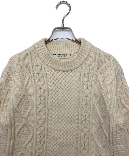 THE SHINZONE（ザ シンゾーン）THE SHINZONE (ザ シンゾーン) ケーブルニット アイボリー サイズ:FREEの古着・服飾アイテム