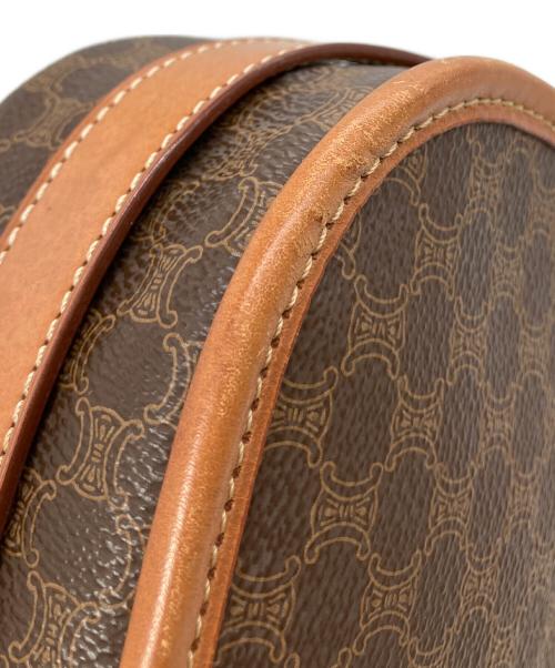 CELINE（セリーヌ）CELINE (セリーヌ) マカダム　ショルダーバッグ ブラウンの古着・服飾アイテム