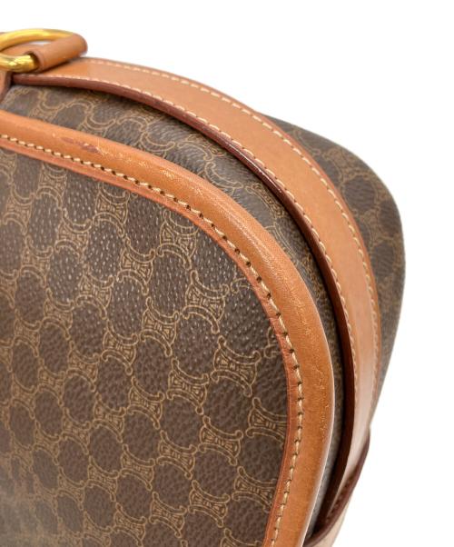 CELINE（セリーヌ）CELINE (セリーヌ) マカダム　ショルダーバッグ ブラウンの古着・服飾アイテム