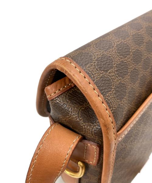 CELINE（セリーヌ）CELINE (セリーヌ) マカダム　ショルダーバッグ ブラウンの古着・服飾アイテム