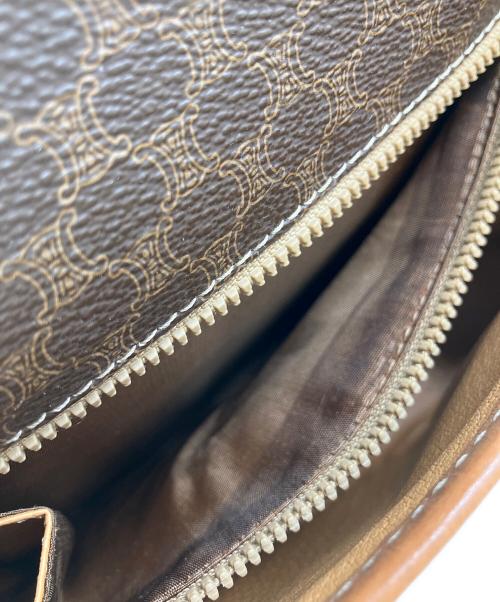 CELINE（セリーヌ）CELINE (セリーヌ) マカダム　ショルダーバッグ ブラウンの古着・服飾アイテム