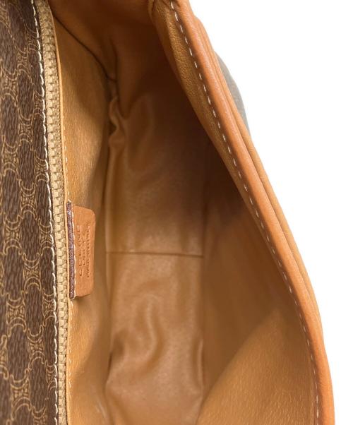 CELINE（セリーヌ）CELINE (セリーヌ) マカダム　ショルダーバッグ ブラウンの古着・服飾アイテム