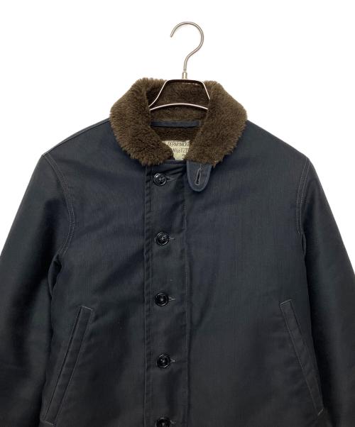 THE REAL McCOY'S（ザ・リアルマッコイズ）THE REAL McCOY'S (ザ・リアルマッコイズ) デッキジャケット ブラック サイズ:38の古着・服飾アイテム