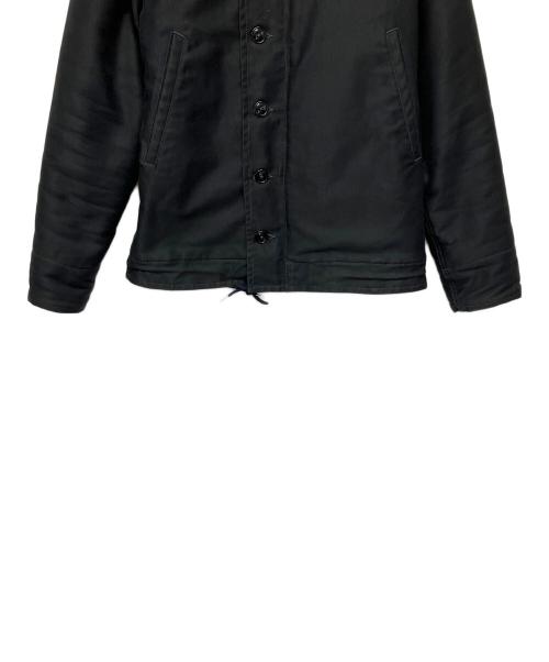 THE REAL McCOY'S（ザ・リアルマッコイズ）THE REAL McCOY'S (ザ・リアルマッコイズ) デッキジャケット ブラック サイズ:38の古着・服飾アイテム