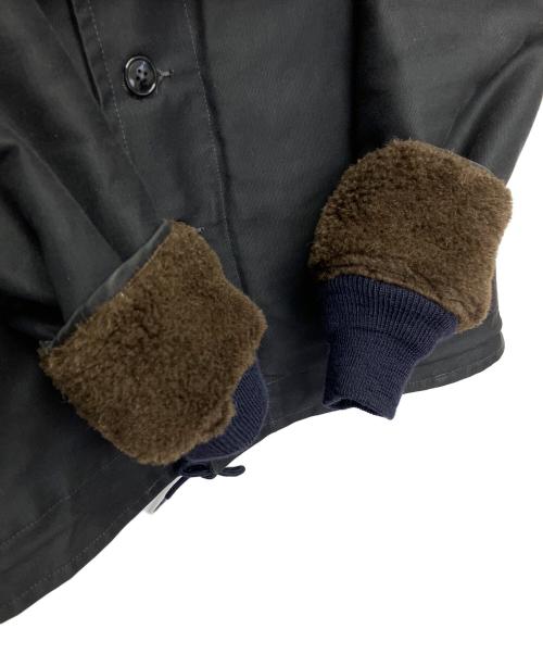 THE REAL McCOY'S（ザ・リアルマッコイズ）THE REAL McCOY'S (ザ・リアルマッコイズ) デッキジャケット ブラック サイズ:38の古着・服飾アイテム