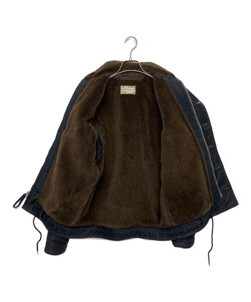 THE REAL McCOY'S（ザ・リアルマッコイズ）THE REAL McCOY'S (ザ・リアルマッコイズ) デッキジャケット ブラック サイズ:38の古着・服飾アイテム