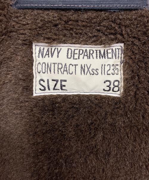 THE REAL McCOY'S（ザ・リアルマッコイズ）THE REAL McCOY'S (ザ・リアルマッコイズ) デッキジャケット ブラック サイズ:38の古着・服飾アイテム