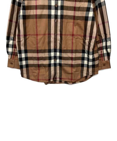 BURBERRY（バーバリー）BURBERRY (バーバリー) ノバチェックシャツ ティッシ期 ベージュ サイズ:40の古着・服飾アイテム