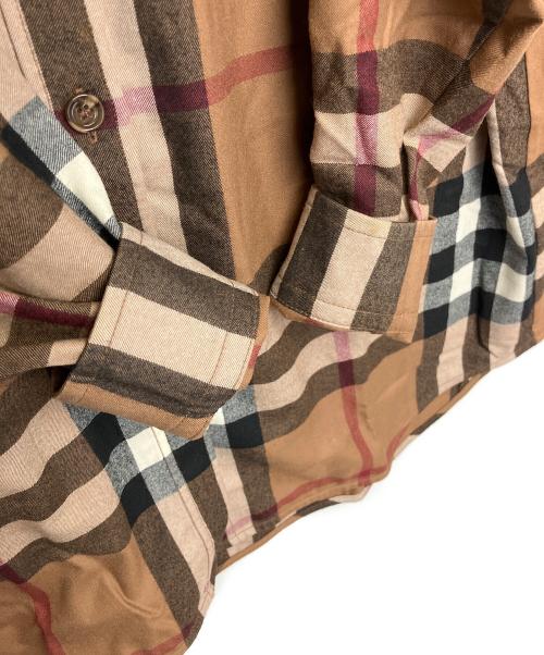 BURBERRY（バーバリー）BURBERRY (バーバリー) ノバチェックシャツ ティッシ期 ベージュ サイズ:40の古着・服飾アイテム