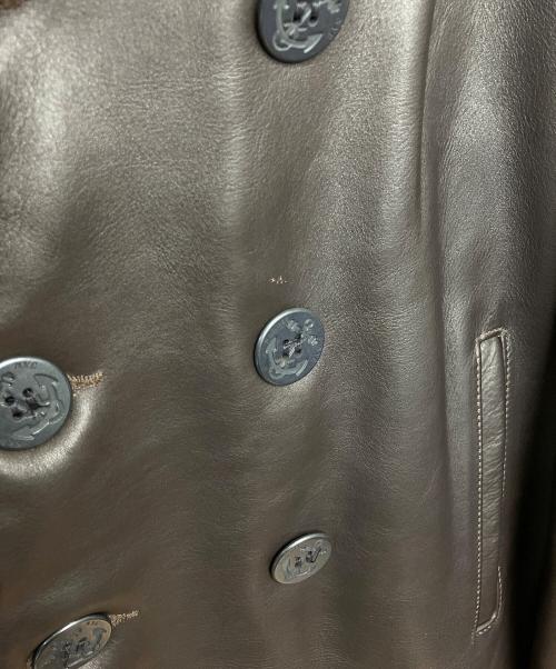 Schott（ショット）Schott (ショット) US 740N PEA JACKET ブラウン サイズ:36の古着・服飾アイテム