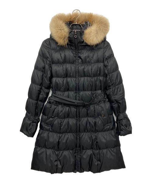 BURBERRY BLUE LABEL（バーバリー ブルー レーベル）BURBERRY BLUE LABEL (バーバリーロンドンブルーレーベル) ダウンコート ブラック サイズ:40の古着・服飾アイテム