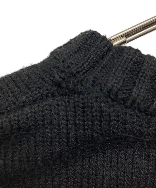 AMI Alexandre Mattiussi（アミアレクサンドルマテュッシ）AMI Alexandre Mattiussi (アミアレクサンドルマテュッシ) 刺繍入りニット ブラック サイズ:2XLの古着・服飾アイテム