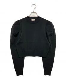 cygne（シーニュ）の古着「薄手ニット」｜ブラック
