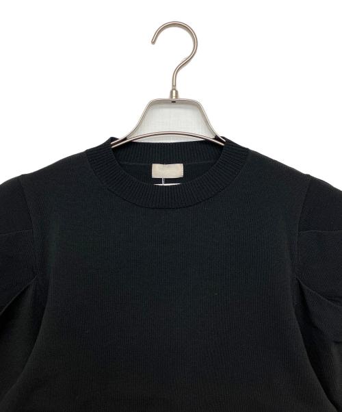 cygne（シーニュ）cygne (シーニュ) 薄手ニット ブラック サイズ:M 未使用品の古着・服飾アイテム