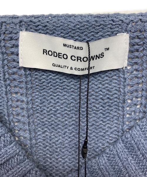 RODEO CROWNS（ロデオクラウン）RODEO CROWNS (ロデオクラウン) ニットワンピース ブルー サイズ:FREE 未使用品の古着・服飾アイテム