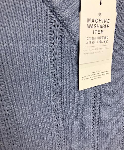 RODEO CROWNS（ロデオクラウン）RODEO CROWNS (ロデオクラウン) ニットワンピース ブルー サイズ:FREE 未使用品の古着・服飾アイテム