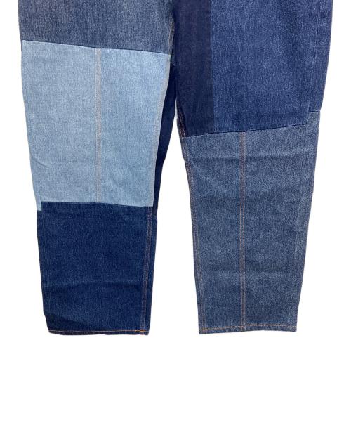 X-LARGE（エクストララージ）X-LARGE (エクストララージ) パッチワークデニムパンツ インディゴ サイズ:91cm (W36)の古着・服飾アイテム