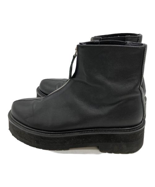 TAKEO KIKUCHI（タケオキクチ）TAKEO KIKUCHI (タケオキクチ) フロントジップブーツ ブラック サイズ:不明の古着・服飾アイテム