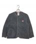 DANTON（ダントン）の古着「フリースノーカラージャケット」｜グレー